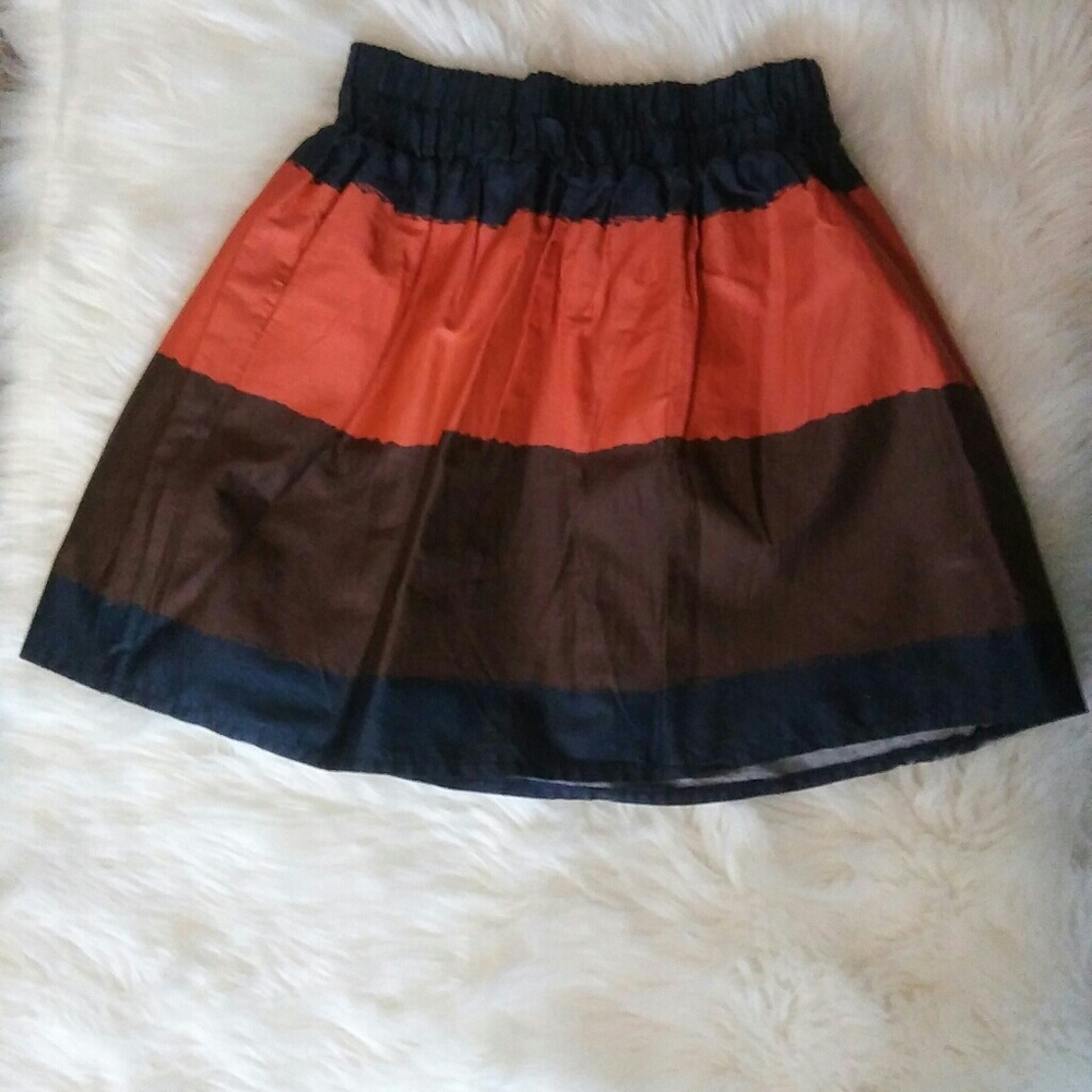 Emmelee for Francesca's color block skirt size sma